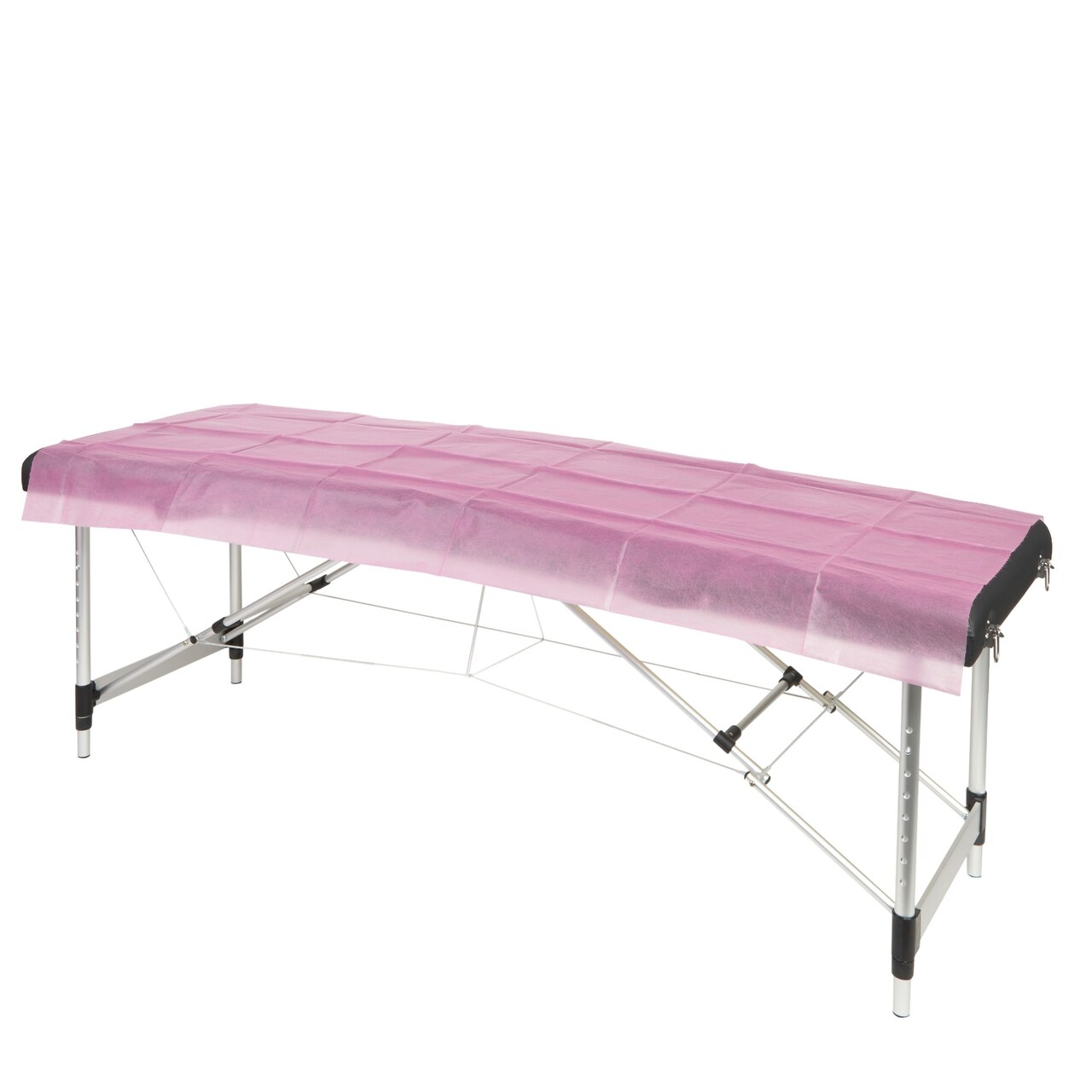 25 Pack Disposable Massage Table Sheets, Spa Bed Cover for Tattoo Chair, Beauty Salon, Chiropractor (31 x 78 In, Pink)